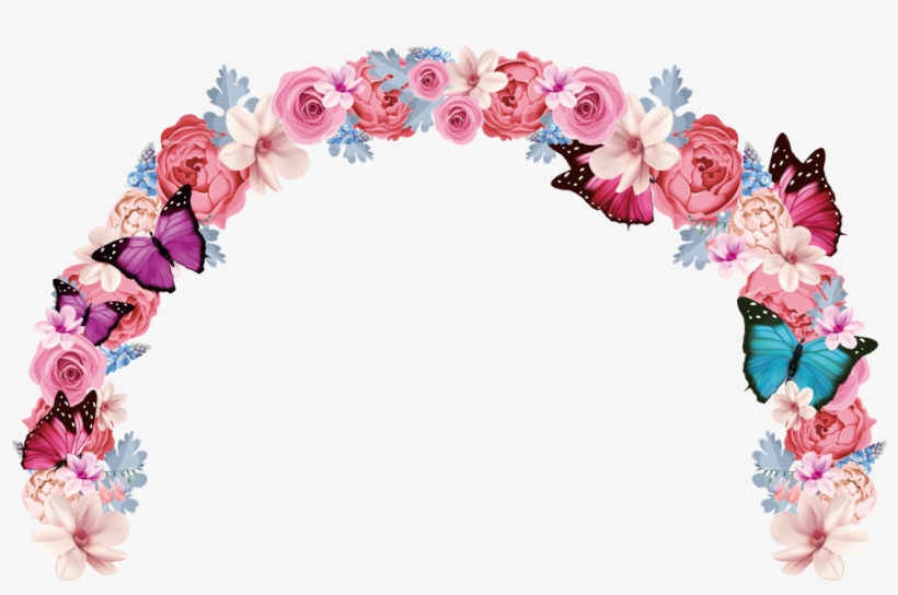 Flower Clip Wedding - Flower Arch Png, transparent png download