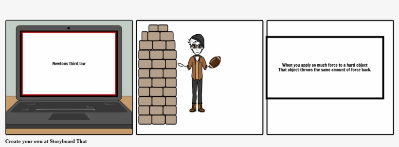 Newton Law Of Motion - Cartoon, transparent png download