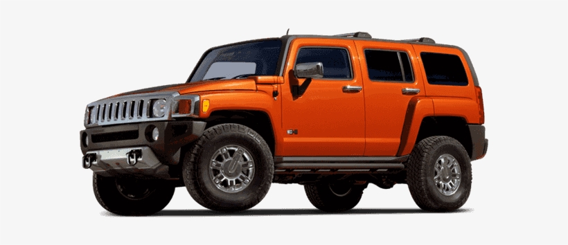 Pre-owned 2008 Hummer H3 Luxury - H3 Hummer Chrome, transparent png download