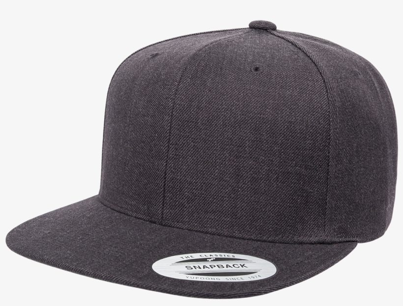 The Hat Pros Snapbacks Flexfit Pro-style Snapback Hats - 6089m Dark Heather, transparent png download