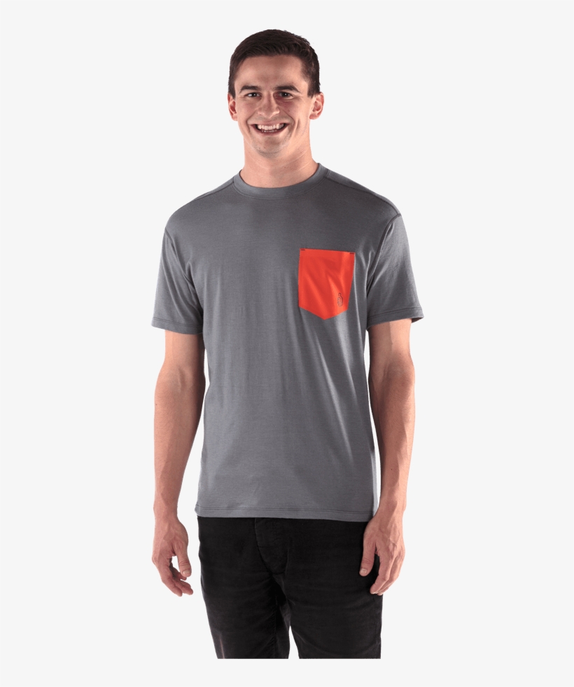 Superlight Nuyarn Merino Pocket T - Man, transparent png download