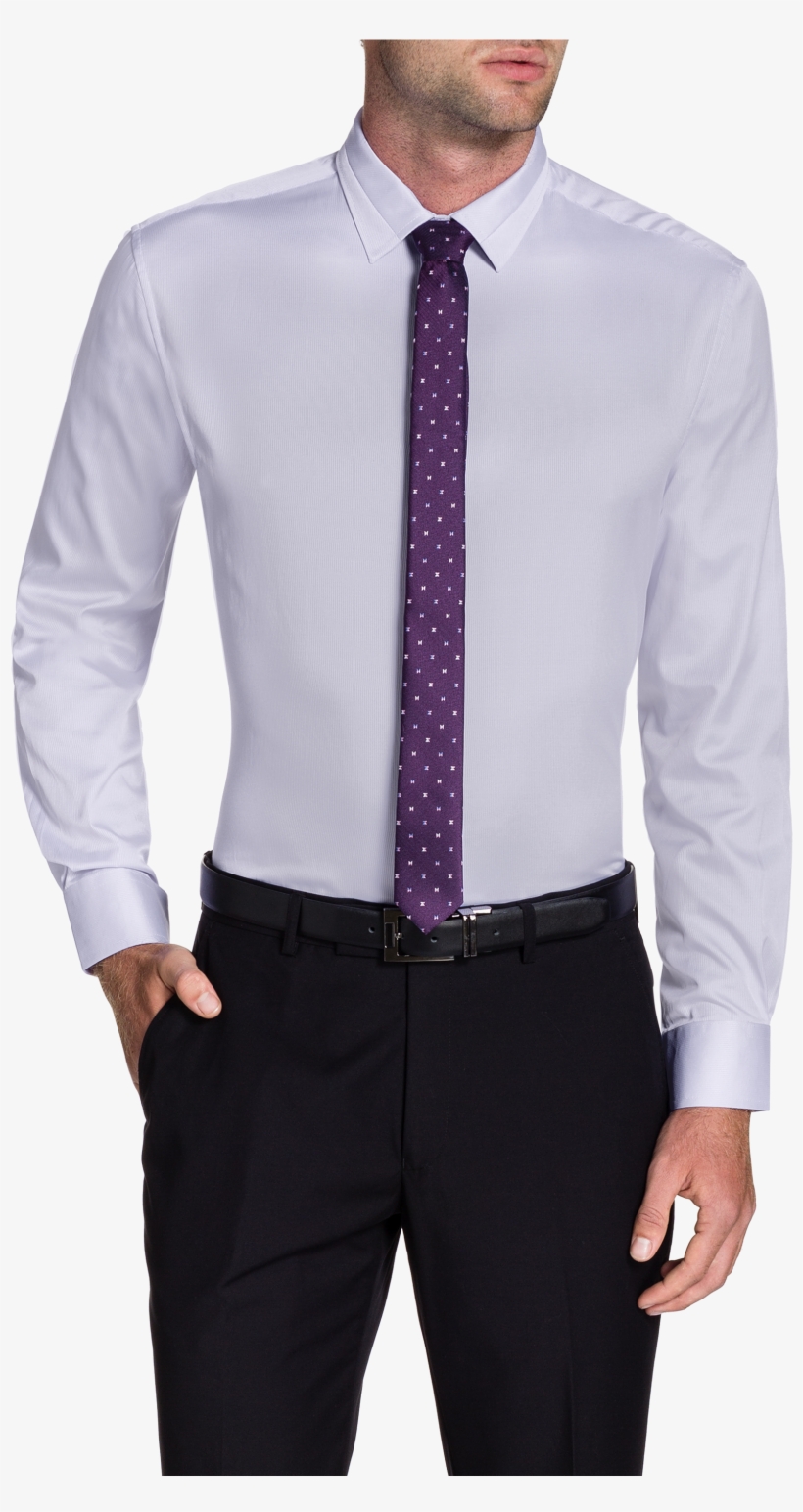 Lilac Tobias Dress Shirt - Formal Wear, transparent png download