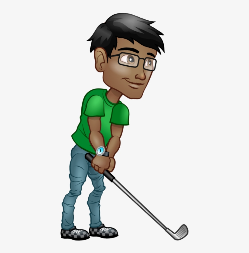 Male-golf Swing - Golf, transparent png download