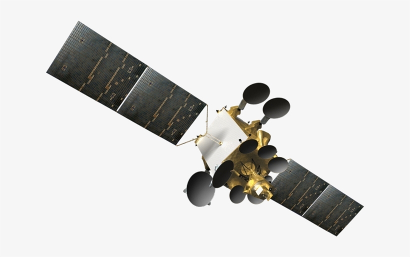 Amos 4 Deployed In Space - Amos 4 Satellite, transparent png download