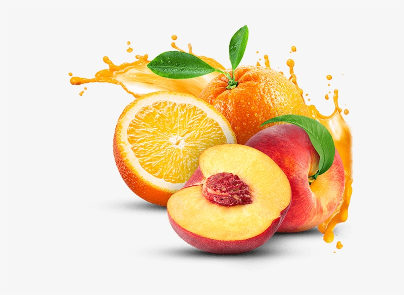 100% Natural - Orange Peach Png, transparent png download