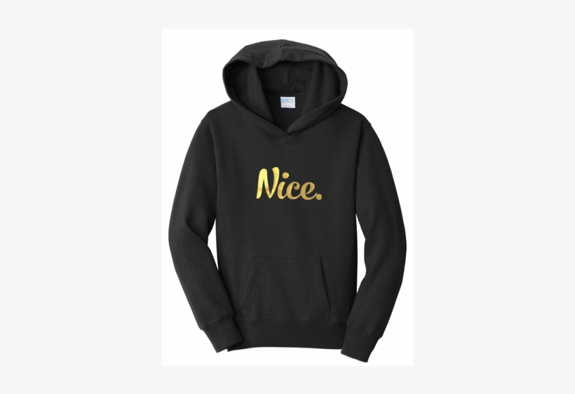 Official Nice Logo Gold Foil Nice Posture Hoodies Nice - Ace Hoodie, transparent png download