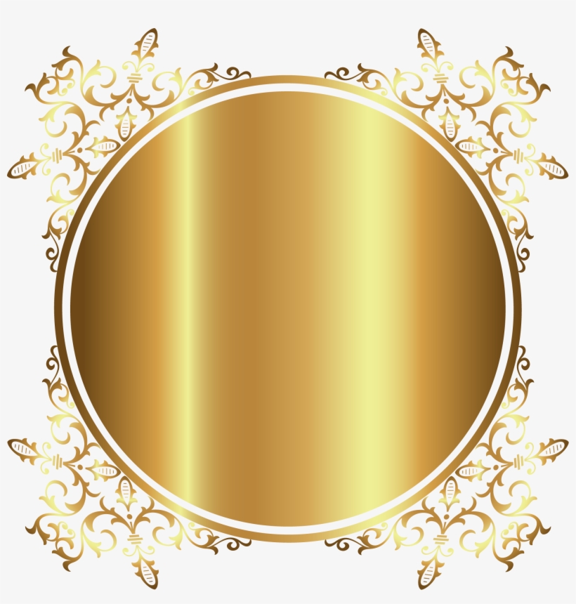 Cartoon Golden Circle Transprent Picture Transparent - Portable Network Graphics, transparent png download