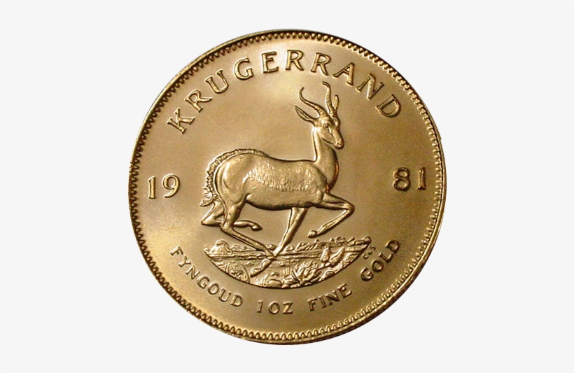 Krugerrand Gold Coins - Krugerrand Gold Coin, transparent png download