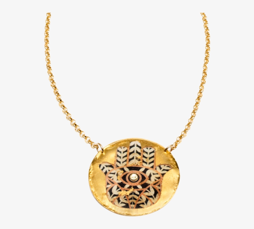Hamsa Pendant Necklace - Locket, transparent png download