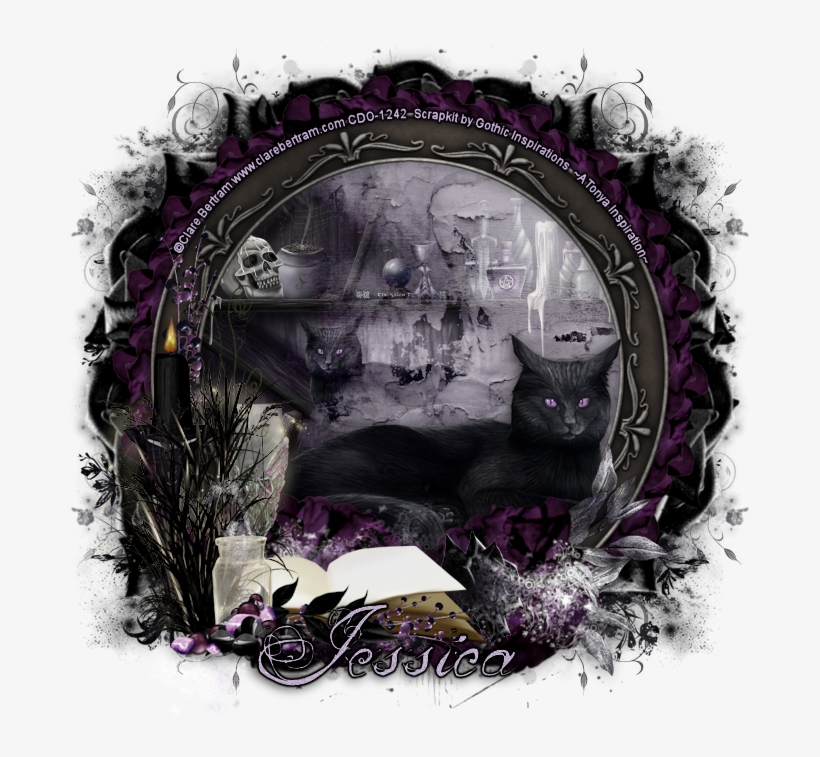 I Decided To Make A Cluster Frame Freebie With Her - Illustration, transparent png download