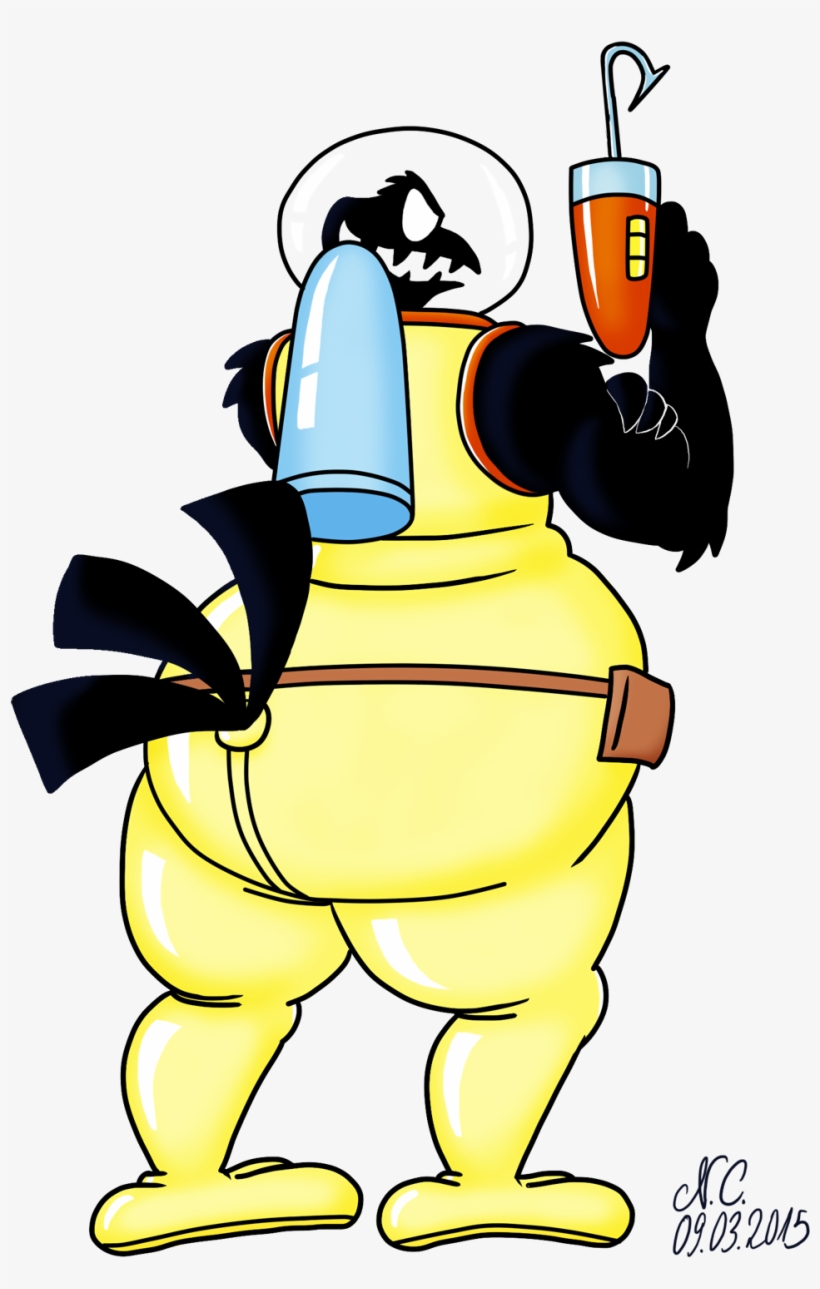 Psy-crow From The Back - Fur, transparent png download