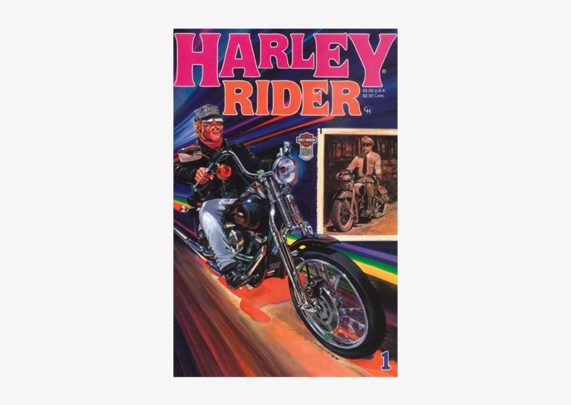 Harley Rider Comic Book - Harley Davidson Comic Book, transparent png download