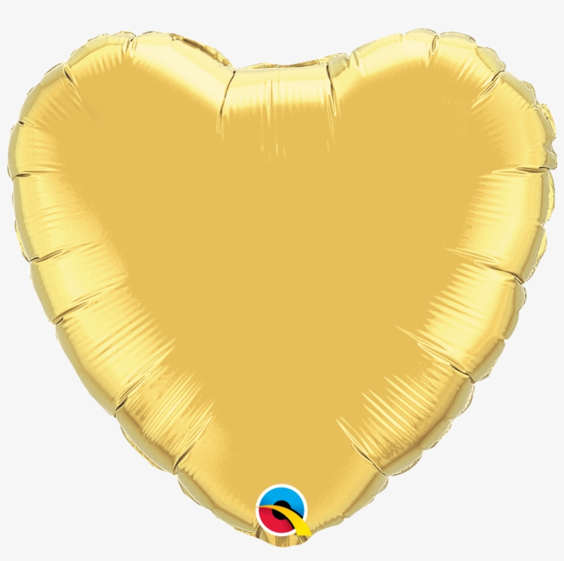 Heart, Png Gold Foil - Pams Foil 90cm Heart Metallic Gold (q78451), transparent png download