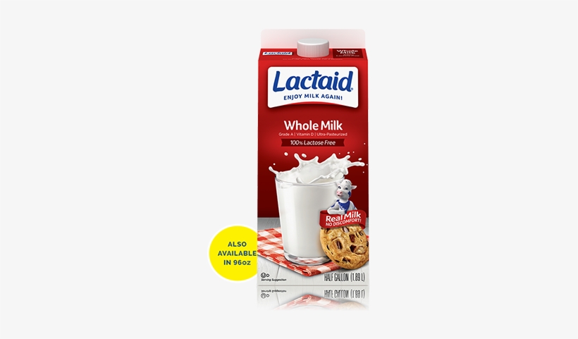Lactaid Milk 1%, transparent png download