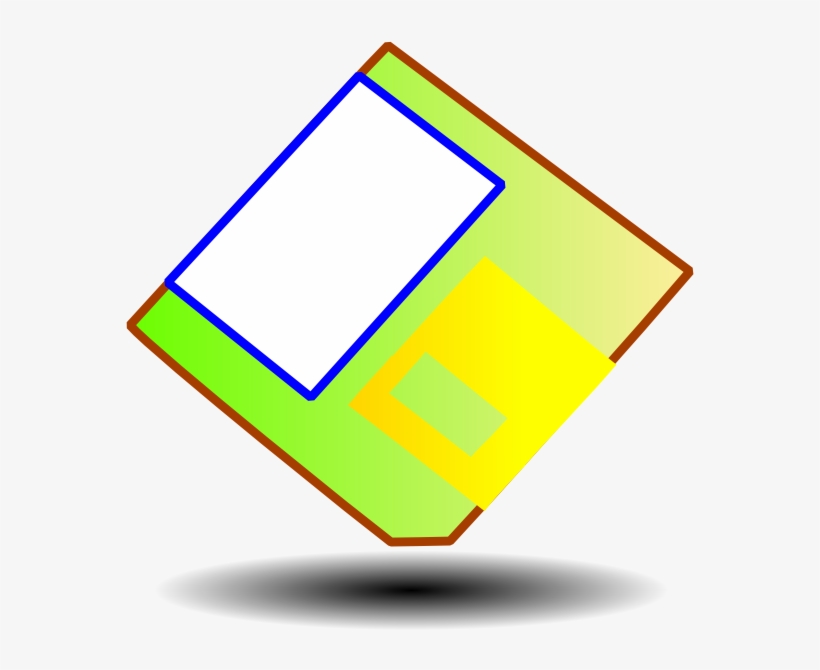 How To Set Use Colorful Floppy Disk Svg Vector, transparent png download