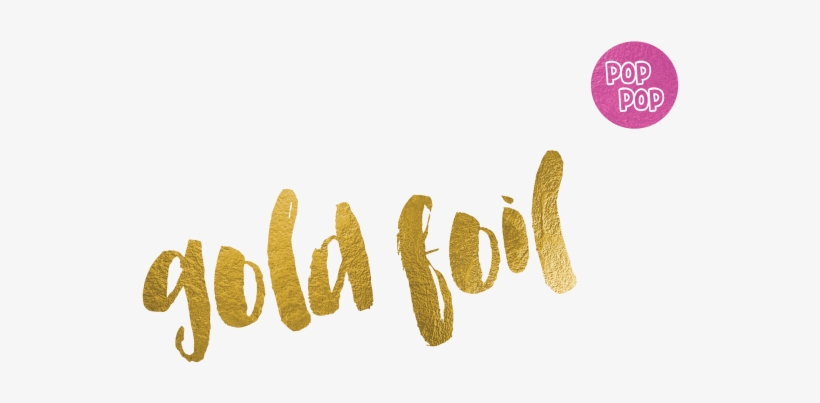 Write Your Brand Name In Gold Or Silver Brush Lettering - Gold Brush Lettering, transparent png download