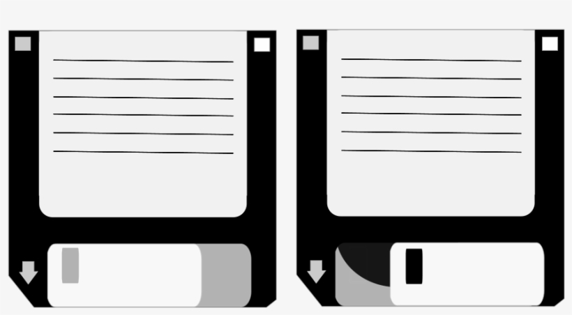 How To Set Use Floppy Disks Clipart, transparent png download