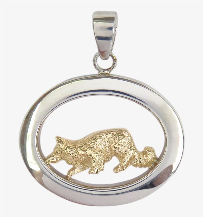 14k Gold Or Sterling Silver Border Collie In Glossy - Pendant, transparent png download