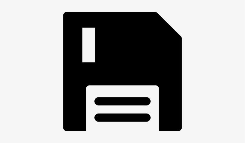 Storage Floppy Disk Vector - Floppy Disk Icon Svg, transparent png download