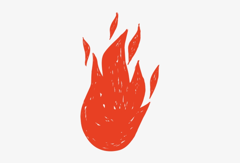 Burning Heads Fire - Illustration, transparent png download