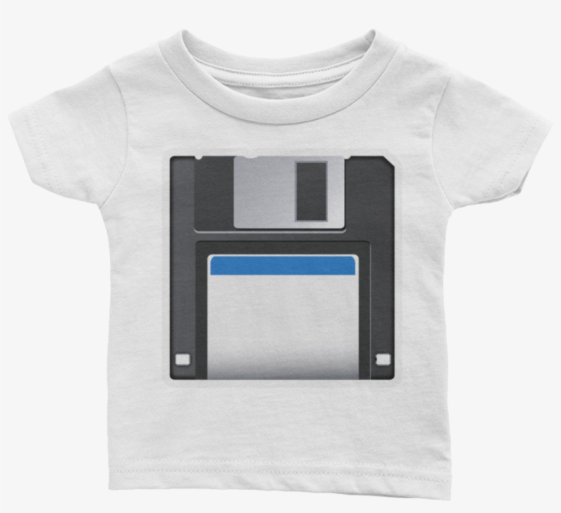 Emoji Baby T-shirt - Floppy Disk, transparent png download