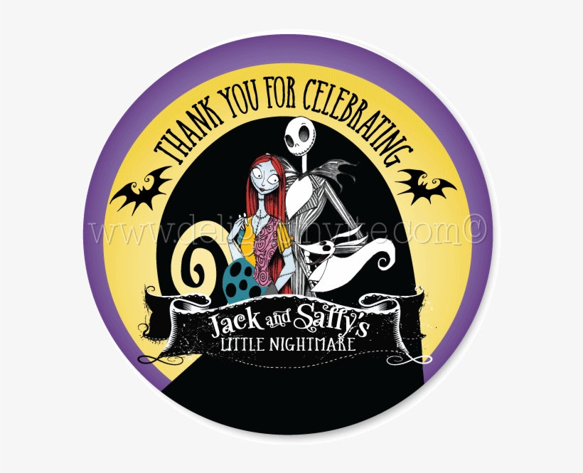 Nightmare Before Christmas Baby Shower Favor Tags - Nightmare Before Christmas Baby Carriage, transparent png download