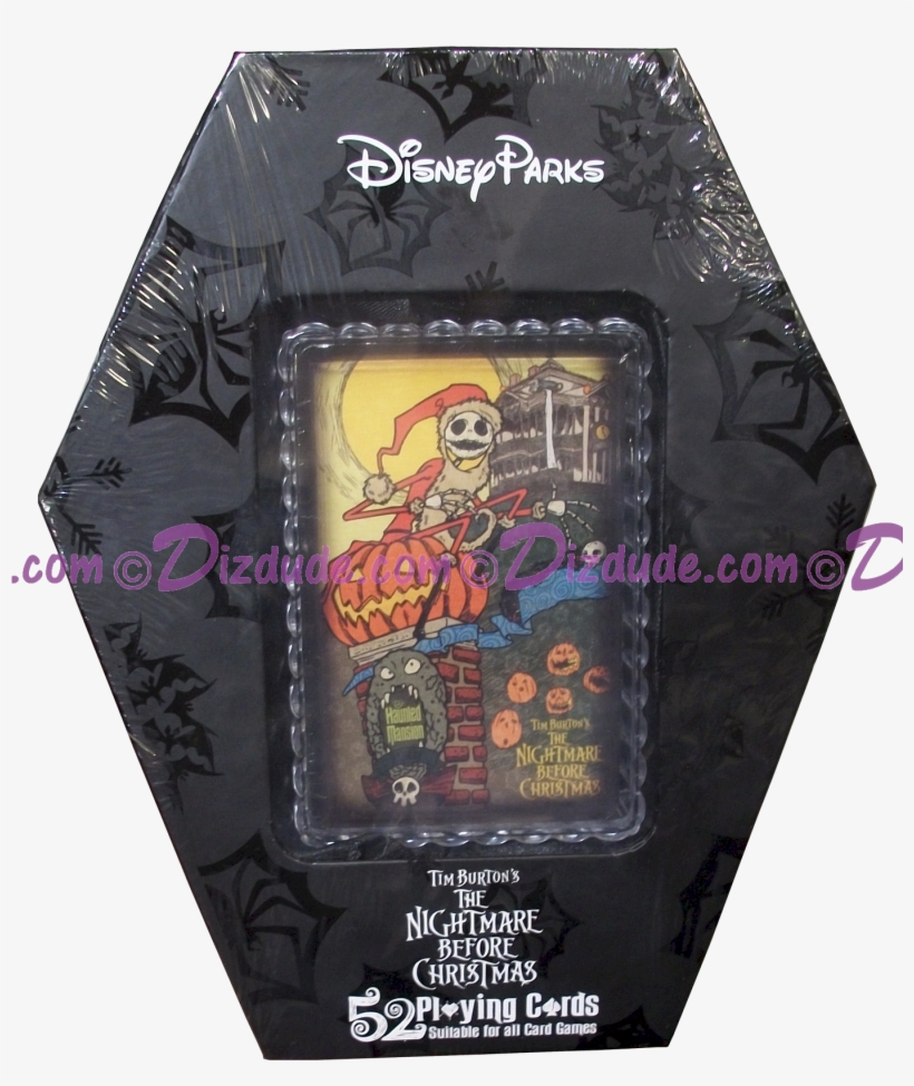 Disney World 52 Playing Cards The Nightmare Before - Nightmare Before Christmas 52 Playing Cards In Coff, transparent png download