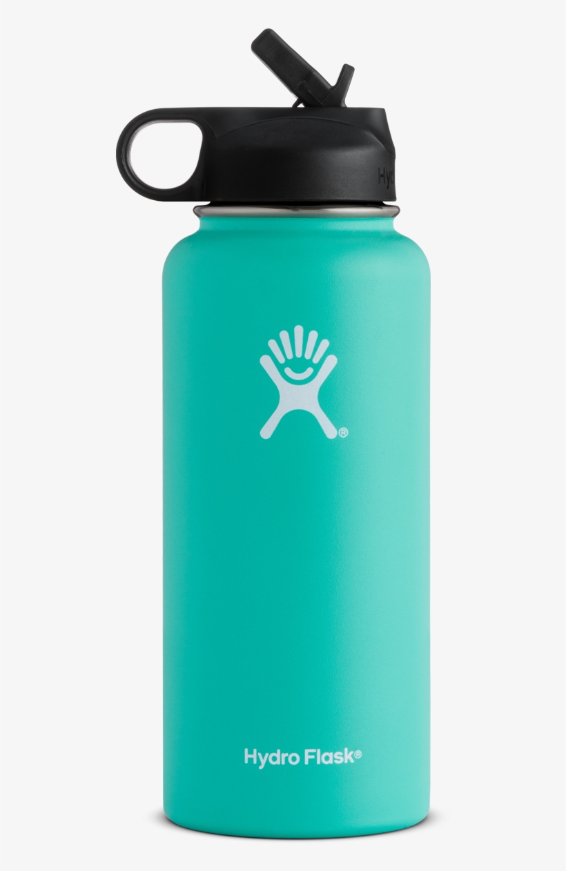 32 Oz Wide Mouth W/ Straw Lid - Hydro Flask 32 Oz Wide Mouth W/ Straw Lid Bottle, transparent png download