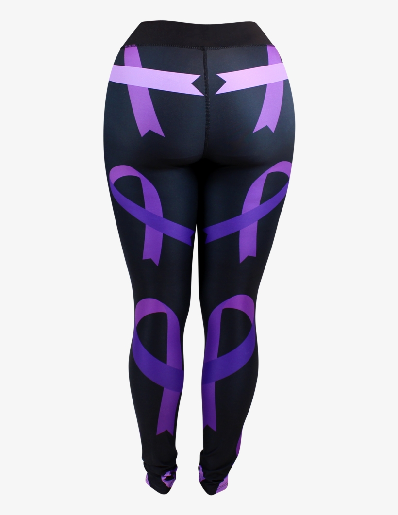 Purple Ribbons Tights - Tights, transparent png download