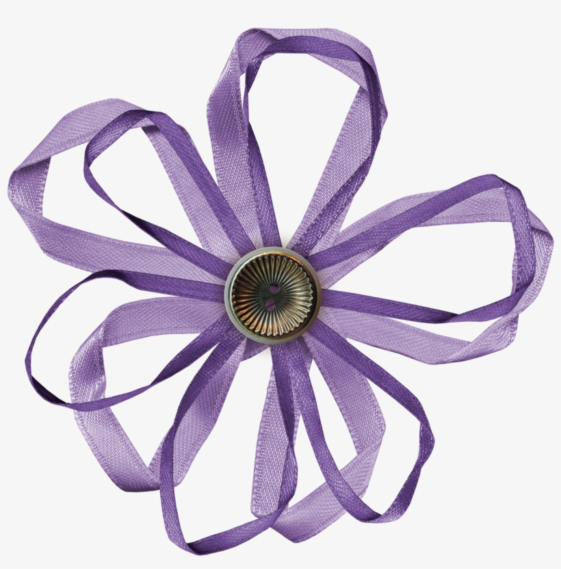 Images For > Purple Ribbon Bow Png - Purple Ribbon, transparent png download