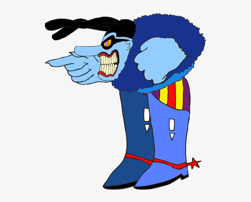 Blue Meanie Yellow Submarine Movie, Blue Meanie, Beatles - Blue Meanie Beatles, transparent png download