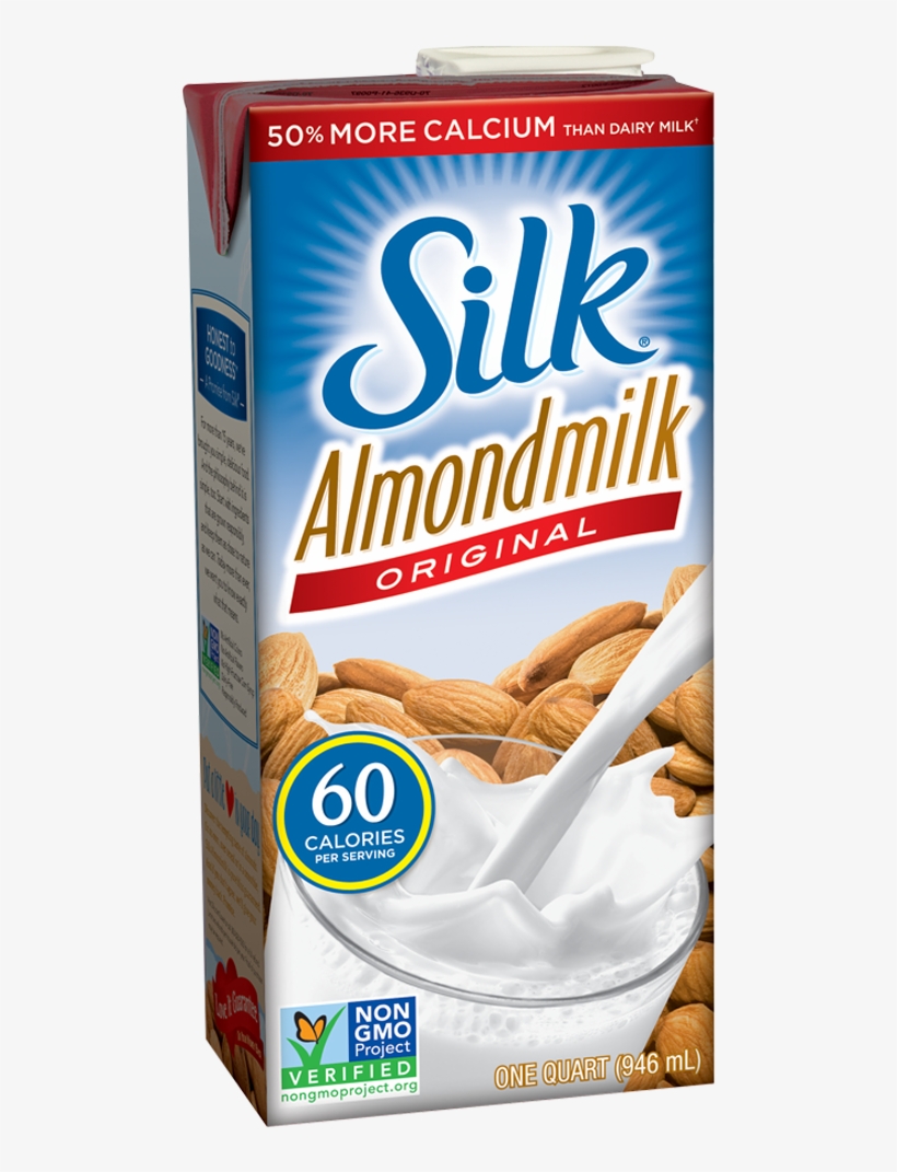 View Larger - Silk - Almond Milk Unsweetened Vanilla - 32 Oz., transparent png download