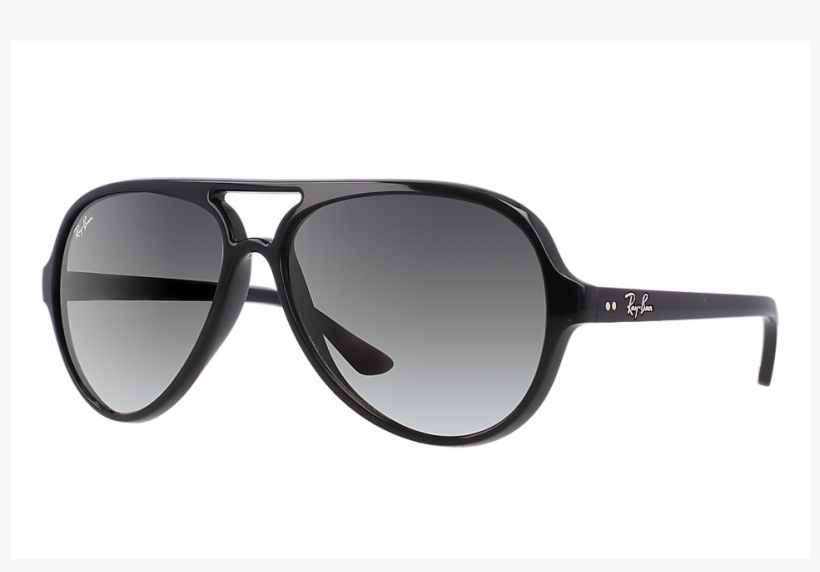 Ray-ban Rb4125 601/32 Black Gradient - Ray-ban Cats 5000 Rb 4125 601/3f, Aviator Sunglasses, transparent png download