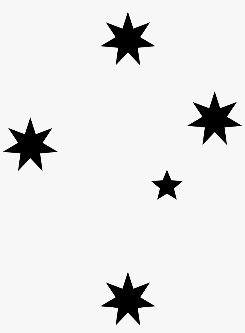 Southern Cross Clip Art At Clker - Southern Cross Constellation, transparent png download