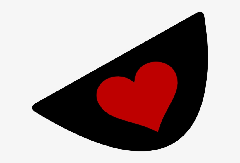 How To Set Use Red Heart Eyepatch Clipart, transparent png download