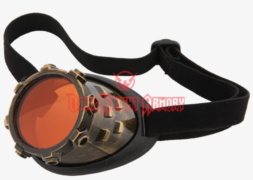 Steampunk Cybersteam Gold/orange Eye Patch, transparent png download