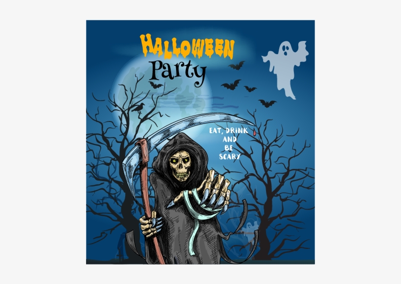 A Halloween Party Is A Great Chance For Celebrating, - Halloween Party Invitation Card, transparent png download