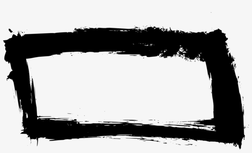 Black And White Download Grunge Banner Png Transparent - Grung Frame Png, transparent png download