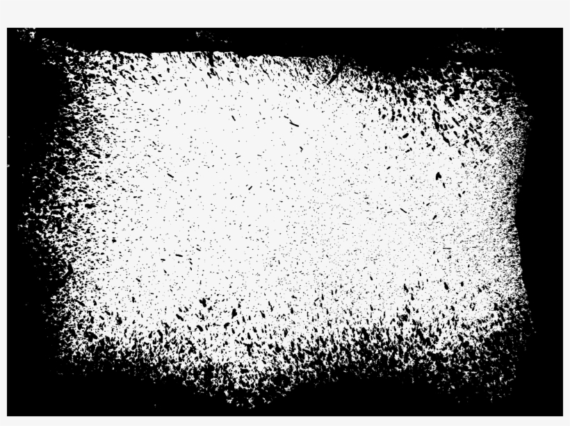 4 Grunge Spray Frame Rectangle - Сугроб Картинки Анимация На Прозрачном Фоне, transparent png download