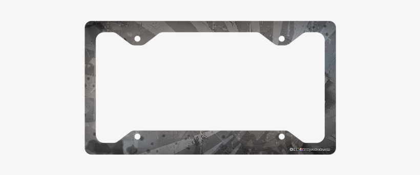 Rainbow License Plate Frame, transparent png download