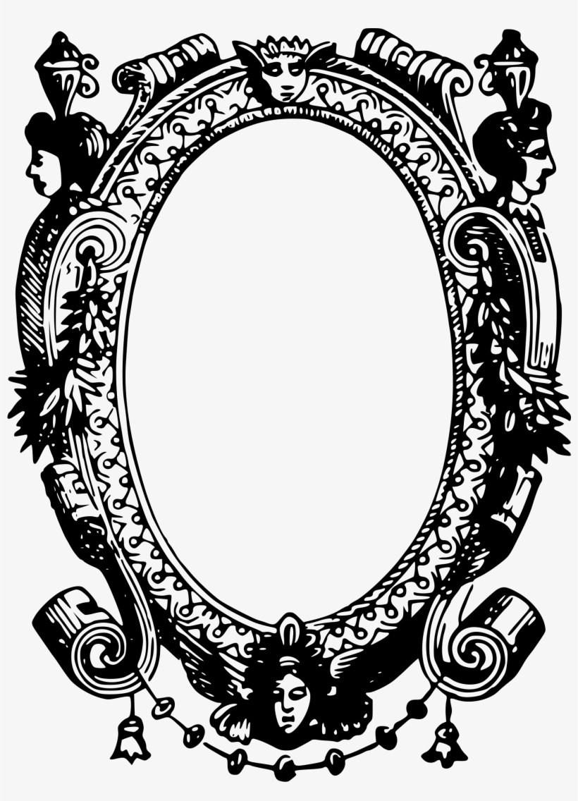Svg Free Stock Frame Big Image Png Ornate Border With Banner