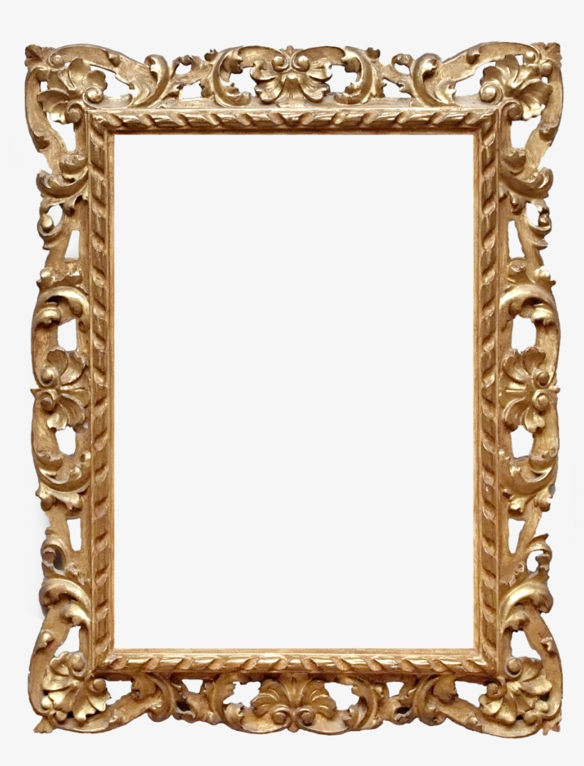 Laminated Poster Ornate Frame Elegance Picture Gold - Mirror Frame Png, transparent png download