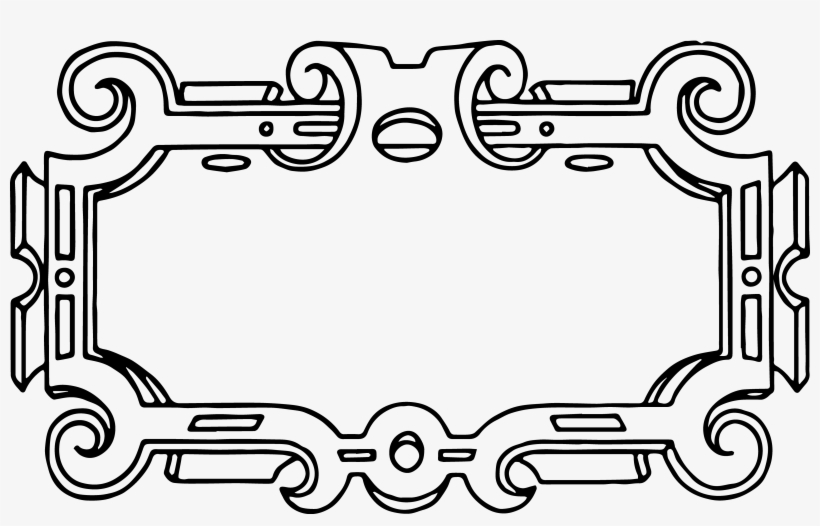Jpeg Download - Svg Ornate Frame, transparent png download