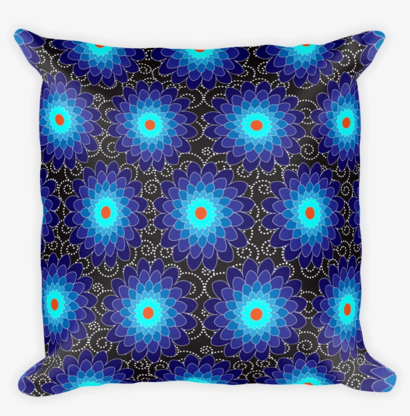 Square Pillow- Aster Galaxy - Cushion, transparent png download
