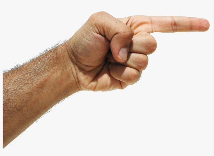 Someone Pointing Their Finger, transparent png download