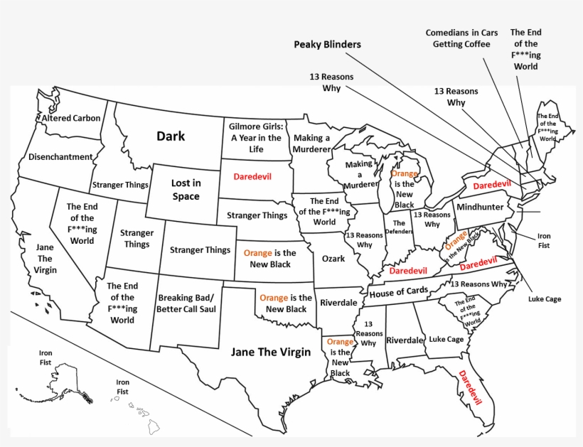 United States Map, transparent png download