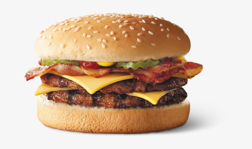 Bacon Double Cheeseburgerayon2572016 04 13t00 - Bacon Deluxe Hungry Jacks, transparent png download