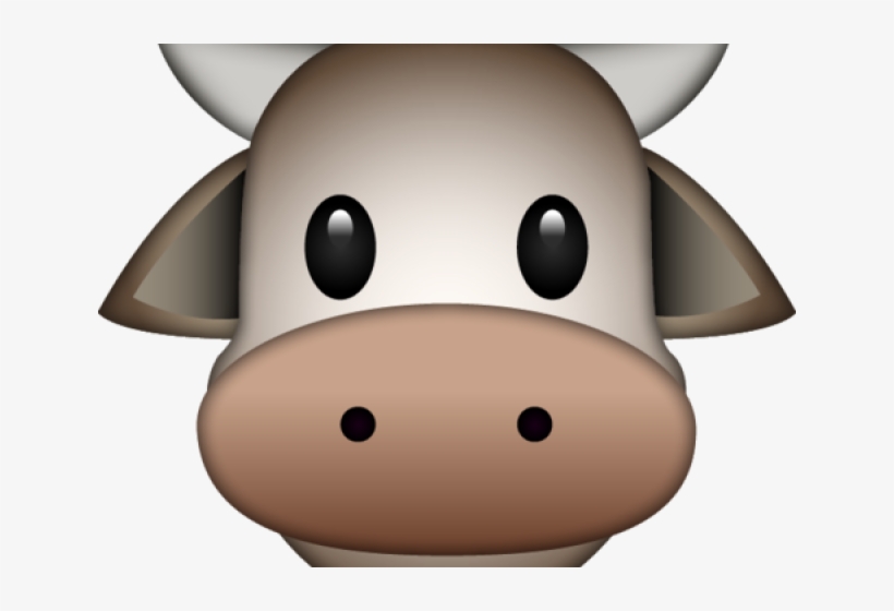 Cow Clipart Emoji - Emoji Vaca, transparent png download