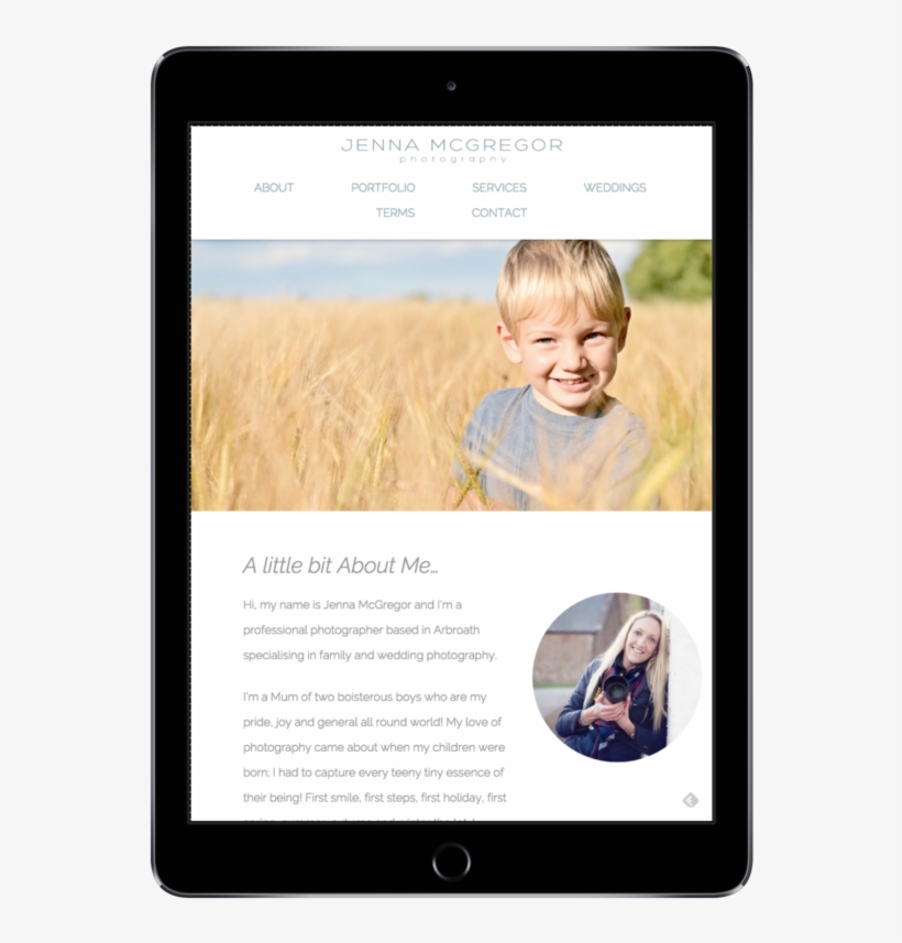 Jenna Mockup Tablet - Tablet Computer, transparent png download