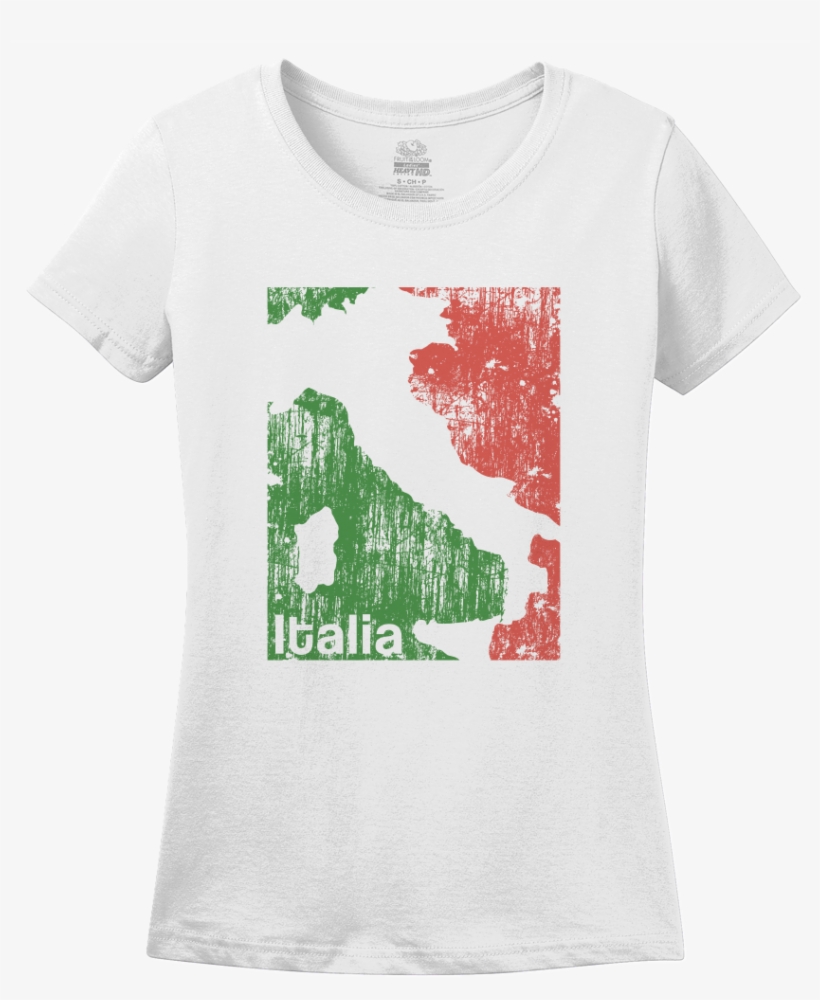 Ladies White Italia Silhouette - Tree, transparent png download